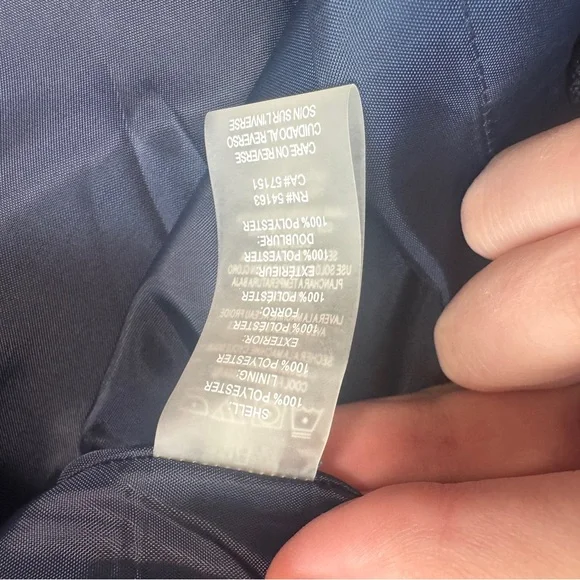 Karl Lagerfeld Paris Women's 6 Tweed Navy Dress with Pearl and Chain Detail - Picture 7 of 7